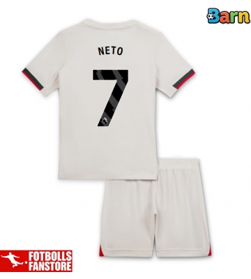 Chelsea Pedro Neto #7 Bortatröja Barn 2025-26 Kortärmad (+ Korta byxor)